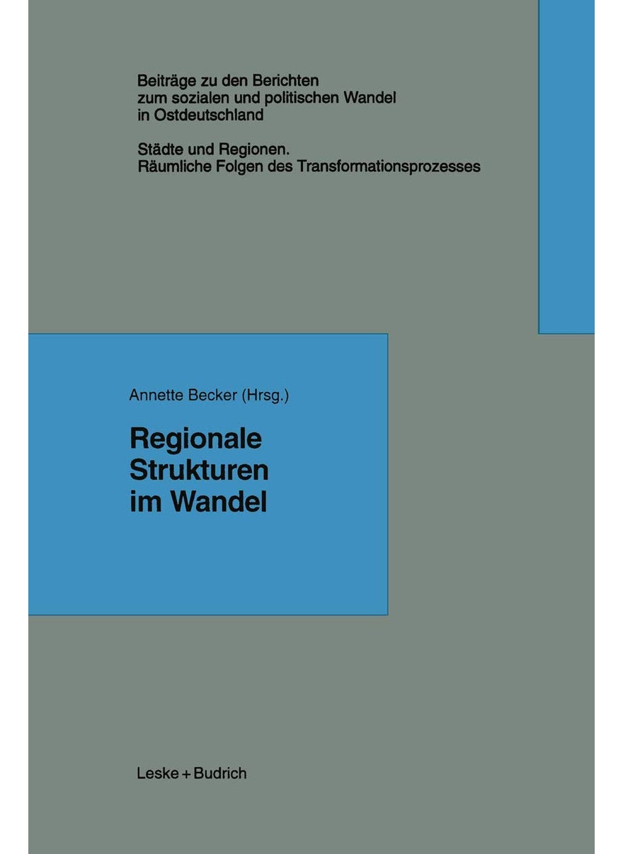 Regionale Strukturen im Wandel 