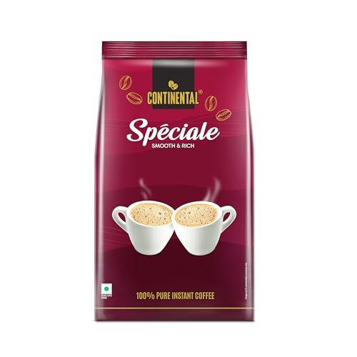 Continental Coffee Continental Speciale Instant Coffee | Premium Arabica Blend | 100% Pure Instant Coffee | Smooth & Rich Coffee | Medium Roast | No Added Flavors | 500gm Pouch - Image 1