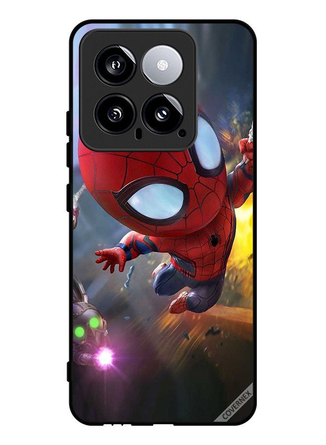Covernex Protective Case Cover For Xiaomi 14 Spiderman In Action - Image 1
