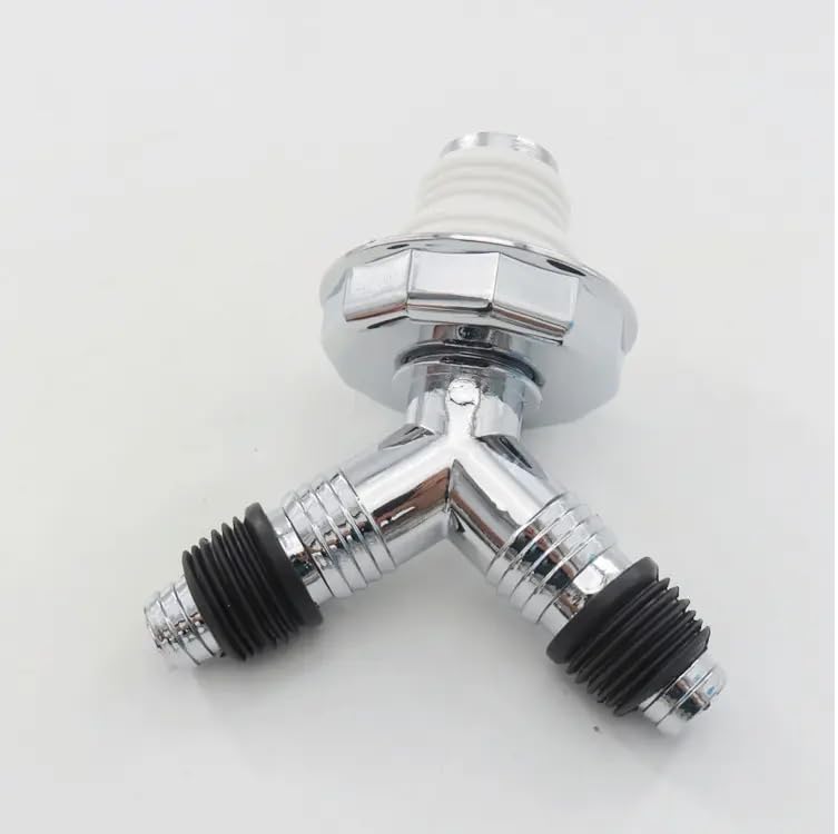 Rasdion Bathroom Floor Drain Connector Assembly Drainer for Washing Machine Outlet Pipe Connector YModel with Coupling - Image 5