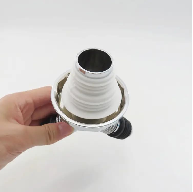 Rasdion Bathroom Floor Drain Connector Assembly Drainer for Washing Machine Outlet Pipe Connector YModel with Coupling - Image 3