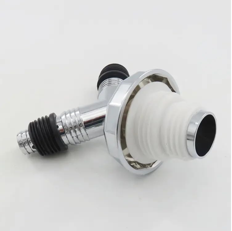 Rasdion Bathroom Floor Drain Connector Assembly Drainer for Washing Machine Outlet Pipe Connector YModel with Coupling - Image 4