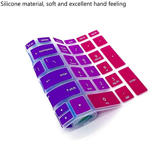 LAPRITE Premium Keyboard Cover Protector Fit with Victus by HP Ryzen 5 5600H 16.1-inch FHD Gaming Laptop Model 16-e0162AX - Rainbow - Image 4