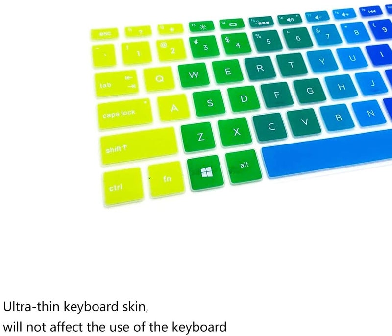 LAPRITE Premium Keyboard Cover Protector Fit with Victus by HP Ryzen 5 5600H 16.1-inch FHD Gaming Laptop Model 16-e0162AX - Rainbow - Image 2