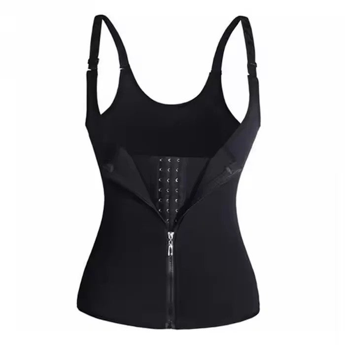 Bluejw Women's Zipper Waist Trainer Corset - Slimming Body Shaper Cincher with Tummy Control & Waist Trimmers for Sports - Image 3