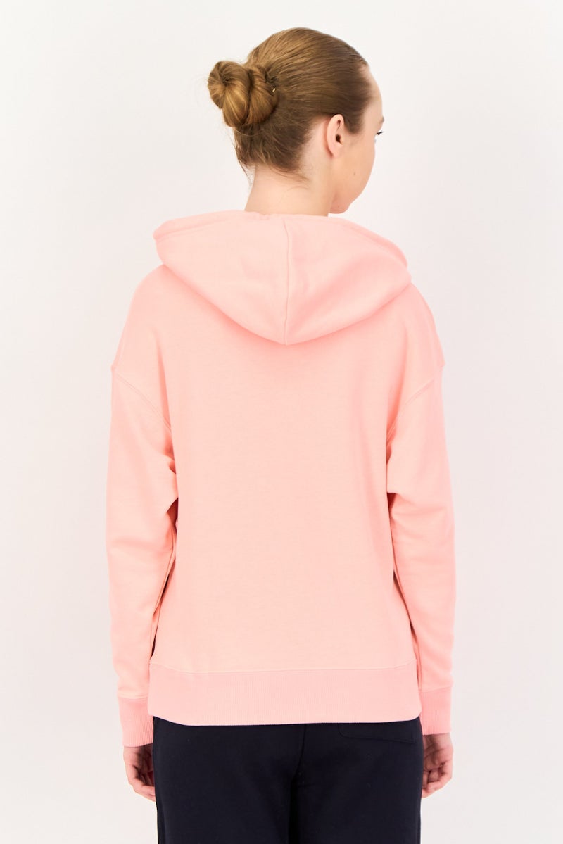 PUMA Women Sportswear Fit Long Sleeve Outdoor Hoodies, Peach - Image 3