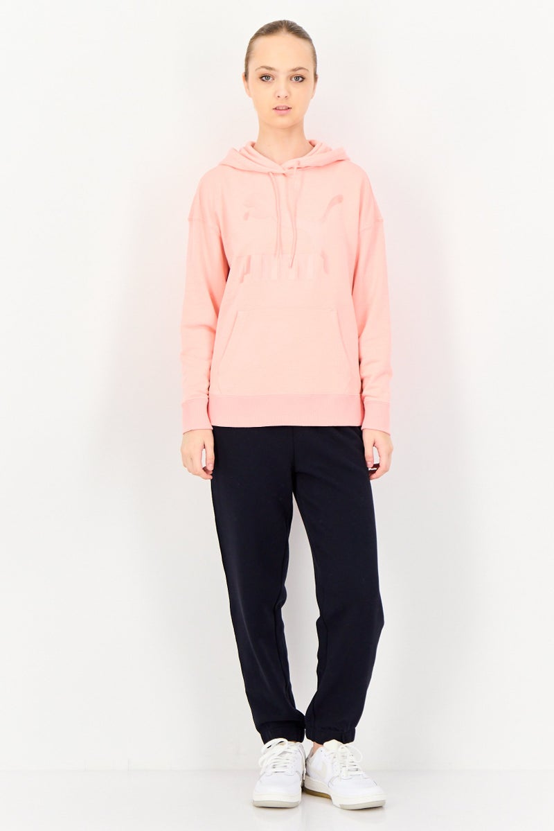 PUMA Women Sportswear Fit Long Sleeve Outdoor Hoodies, Peach - Image 2