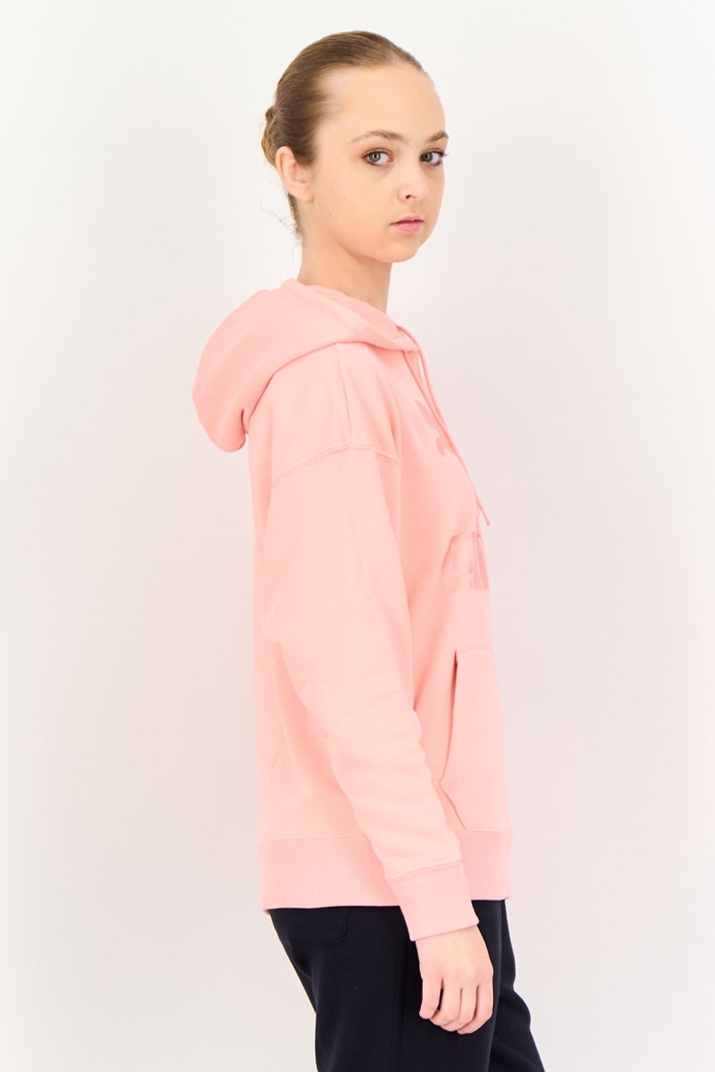 PUMA Women Sportswear Fit Long Sleeve Outdoor Hoodies, Peach - Image 4