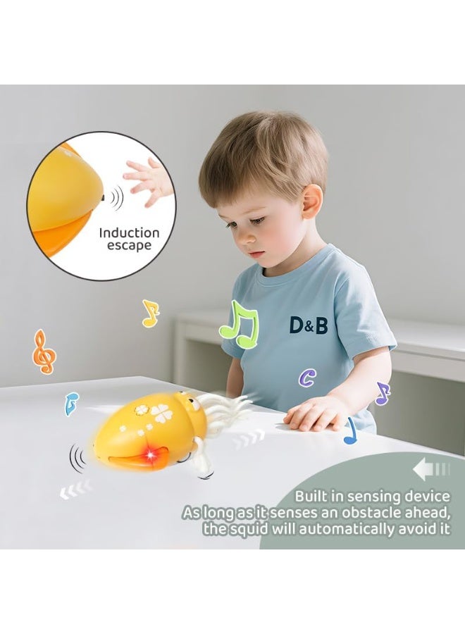 Twisoo Rechargeable Electronic Sensing Crawling Crab Baby Toy – Musical Interactive Obstacle Sensor Toys with LED Lights, Crazy 8-Leg Wiggly Robotic Educational Toy for Kids & Toddle - Image 3