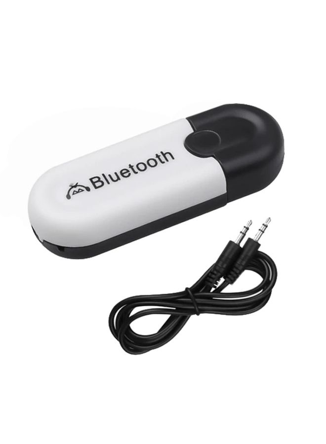 BURAQ B10 Dual Output USB Wireless Bluetooth Audio Receiver AUX Bluetooth Adapter  - Image 1