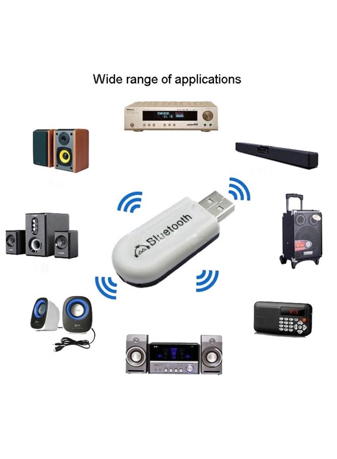 BURAQ B10 Dual Output USB Wireless Bluetooth Audio Receiver AUX Bluetooth Adapter  - Image 3
