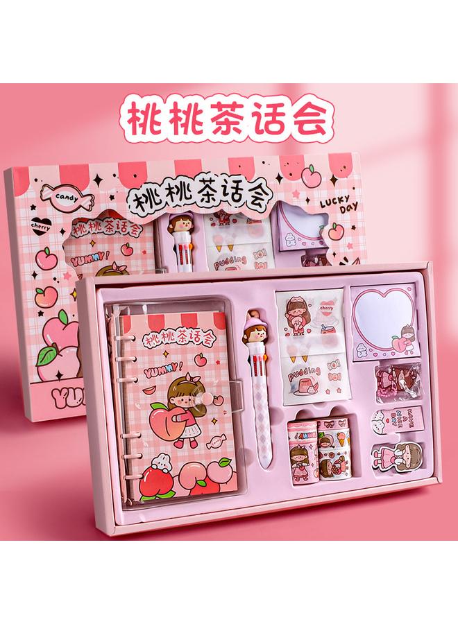 Bluejw Kaba Bear Cute Hand Account Book Suit Gift Box Net Red High Color Value Notebook 2022 Hand Account Material Gift Pack - Image 1