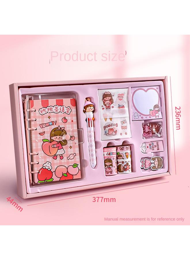 Bluejw Kaba Bear Cute Hand Account Book Suit Gift Box Net Red High Color Value Notebook 2022 Hand Account Material Gift Pack - Image 5
