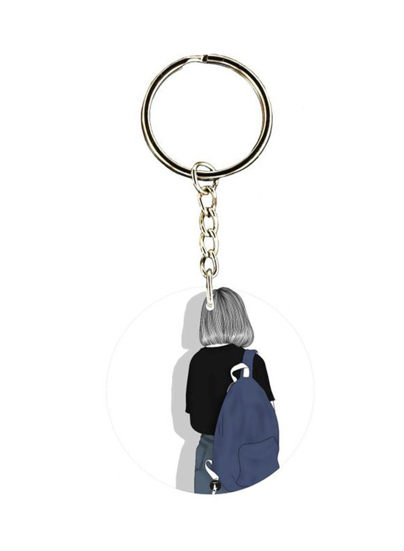 RKN Cartoon Printed Keychain