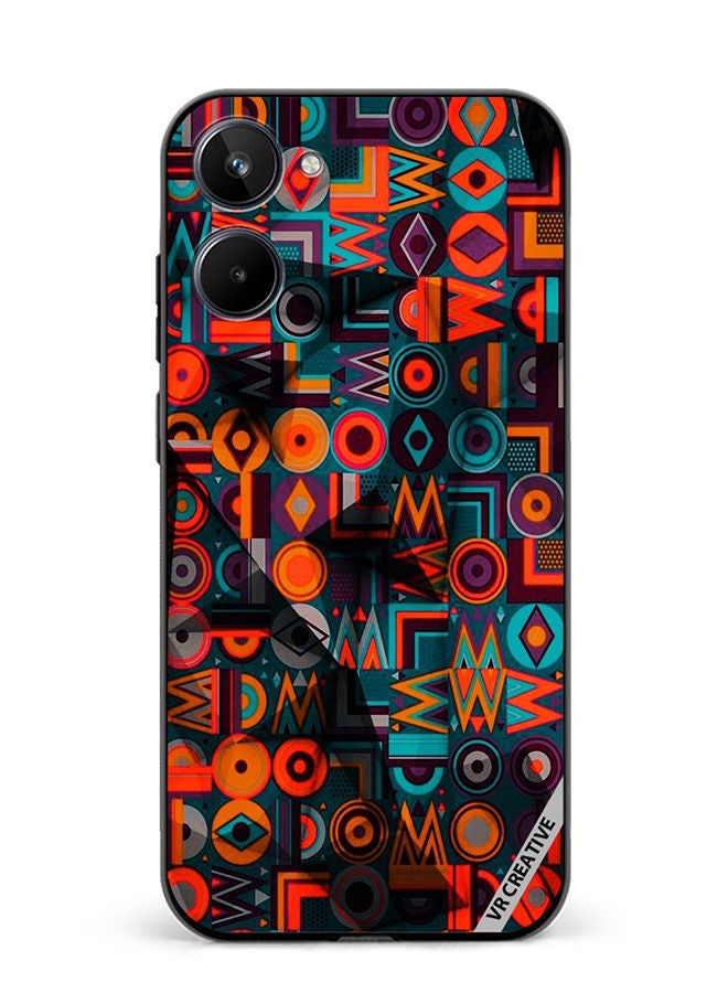 VR CREATIVE Protective Case Cover For Realme 10 Flower Design Multicolour - Image 1