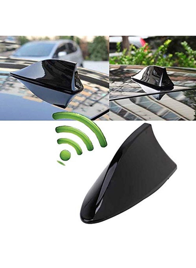 Universal Shark Fin Car Antenna – 18CM Waterproof AM/FM Signal Enhancer, Stylish Roof Antenna Replacement, Easy Adhesive Installation for All Cars - Image 3