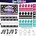OurWarm 130 Pcs Tik Tok Birthday Party Decorations Music Happy Birthday Decorations Tiktok Party Theme Party Supplies Includes Happy Birthday Banner Balloons Arch Tablecloth for Birthday Decor - Image 4