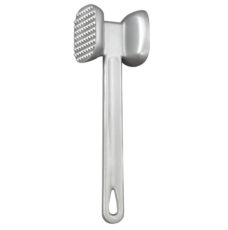 Fante's HIC Kitchen NonStick DualSided Meat Tenderizer Toothed and Plain Heads SiliconeCoated 