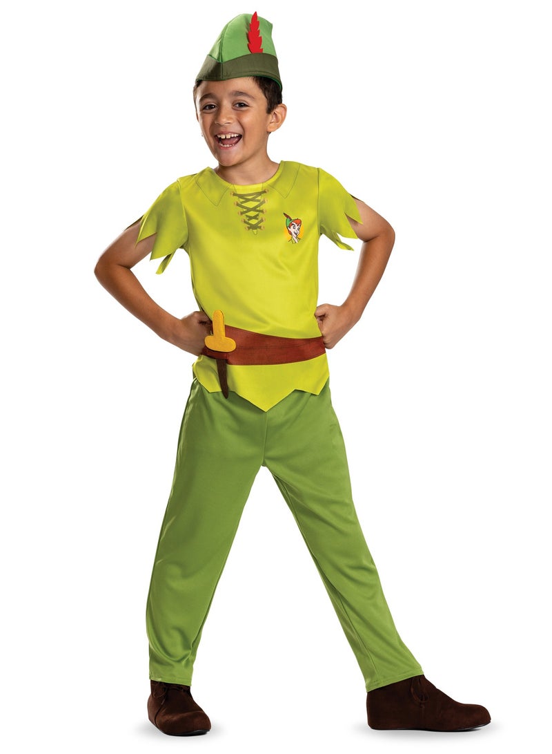 Party Centre Peter Pan Child Classic Costume, Storybook Costume - Image 1