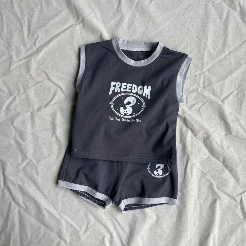 Children'S Vest T-Shirt Men'S And Women'S Baby Cotton All-Match Top Korean Children'S Trendy Top Children'S Clothing Trendy - Image 1