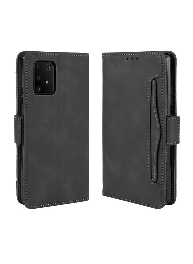 Zaboon Case For Galaxy S10 Lite / A91 / M80s Wallet Style Skin Feel Calf Pattern Leather Case with Separate Card Slots & Holder & Wallet & Photo Frame - Image 1