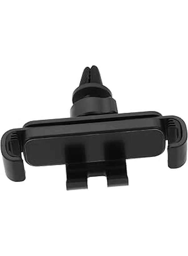 Rotating Car Phone Holder 2 Pack One Handed Operation Fits Standard Vents Black - Image 1