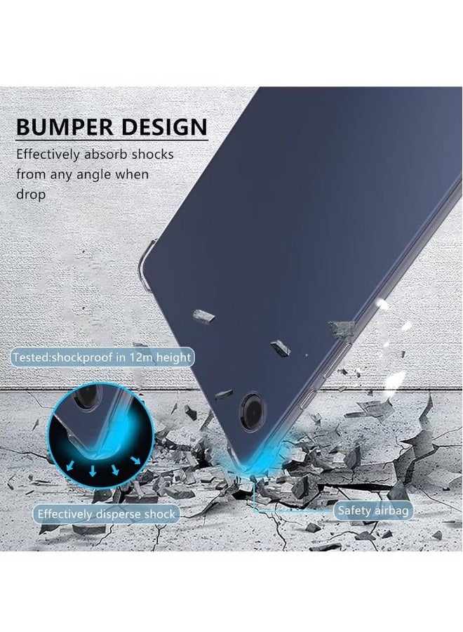 DUSALA TPU Case for Samsung Galaxy Tab A9 Plus Tablet Case Clear with Built-in Camera Lens Protector Thin Transparent Protective Back Cover Soft Flexible Bumper Hybrid Silicone Case - Image 2