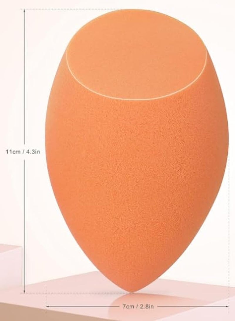 4 Pcs Makeup Sponge Set Non-Latex Makeup Foundation Blending Beauty Sponges Cosmetic Applicator Puff Flawless for Liquid Powder Cream - Image 2