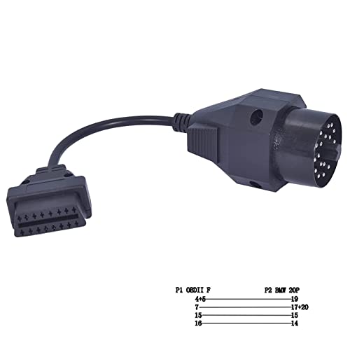 Ancel ANCEL Obd2 Female to 20 Pin Extension Convert Adapter OBD1 to OBD II Cable for 20 Pin E31 E32 E34 E36 E39 E38 E53 X 5 Z3 - Image 3