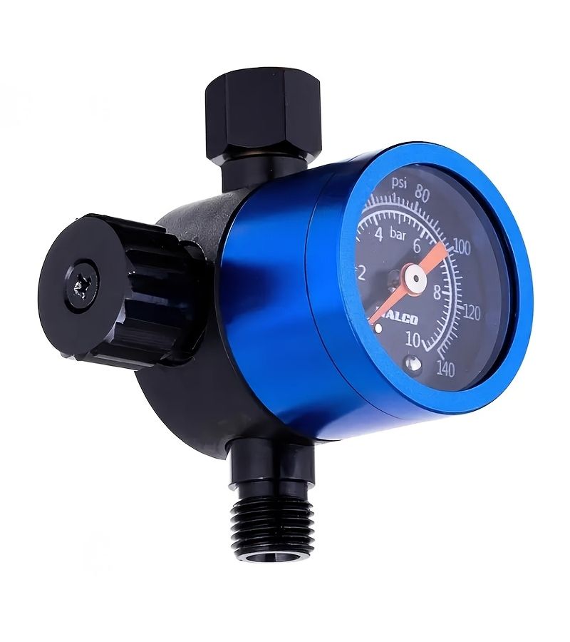 Spray Gun Pressure Regulator with Gauge for Automotive Air Supply 1 4 Inch Inlet Outlet Model F 35 - Image 3