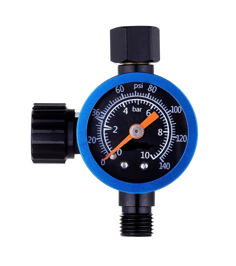 Spray Gun Pressure Regulator with Gauge for Automotive Air Supply 1 4 Inch Inlet Outlet Model F 35 - Image 2