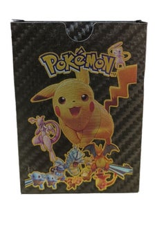 Pokemon بطاقات بوكيمون متنوعة 25 قطعة من بطاقات الفويل السوداء  - Image 2