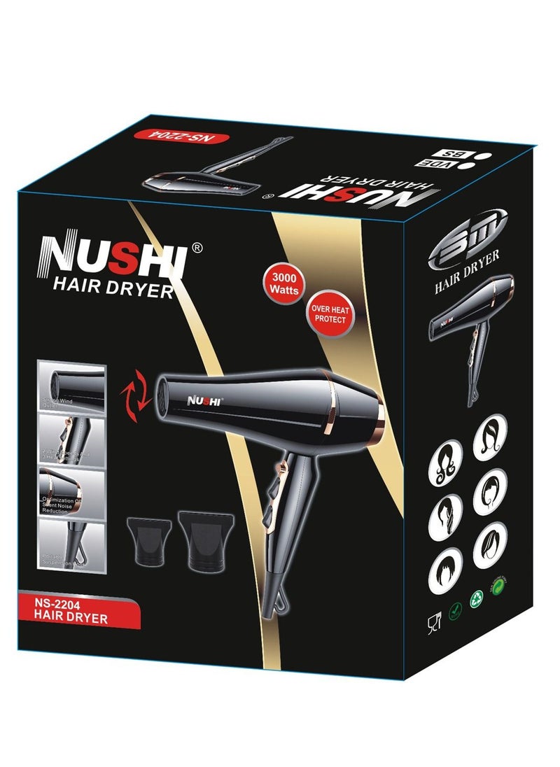 NUSHI - PROFESSIONAL HAIR DRYER 3000 w - Image 1