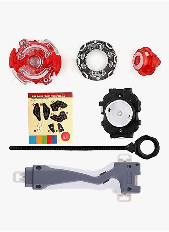 Kenzs - Zillion Zeus W Burst Beyblade With String Launcher - Image 1