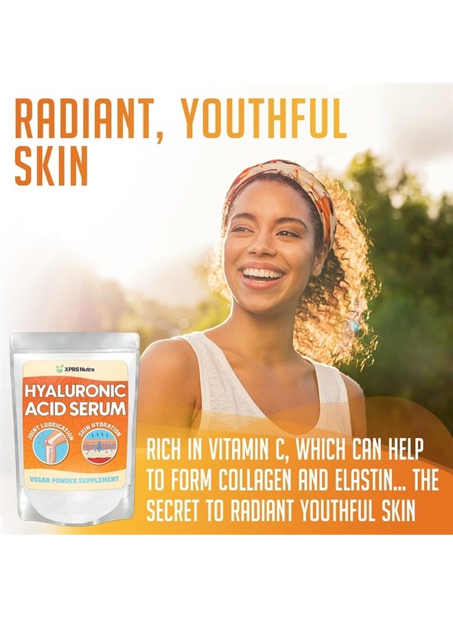 XPRS Nutra Hyaluronic Acid Powder - 14 Grams of Pure Hyaluronic Acid Serum Powder - DIY Serum for Face and Skin - Food and Cosmetic Grade Hyaluronic Acid Pure Powder (1 oz) - Image 2