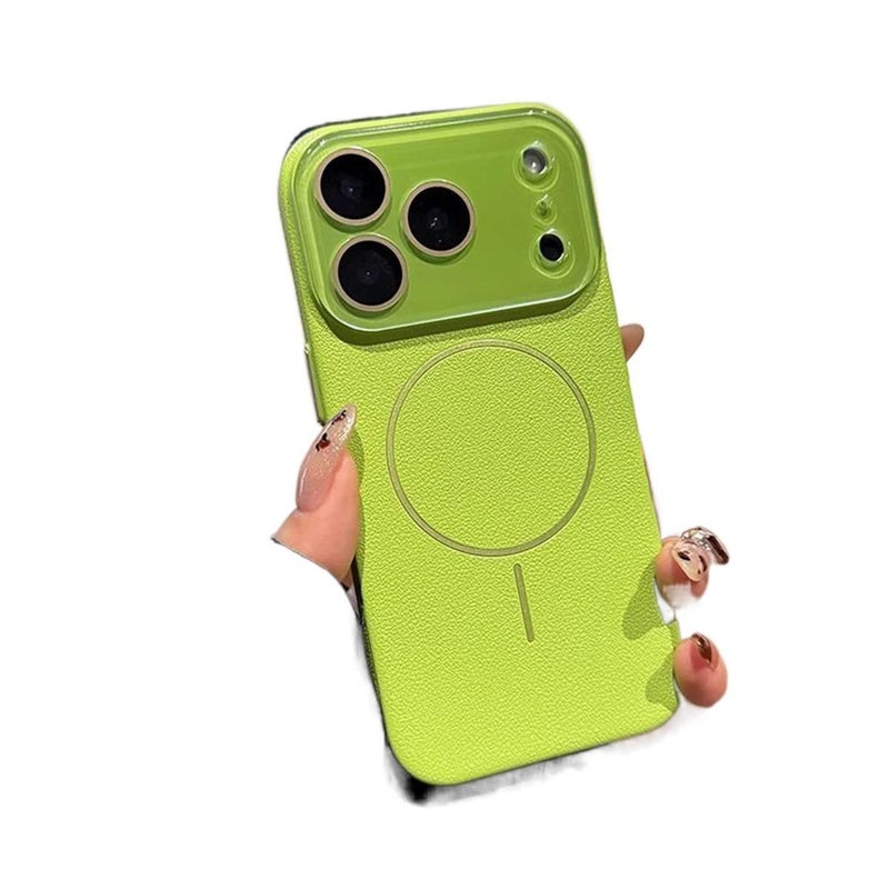 MagSafe Case | Drop Protection | TPU | Green | Shockproof Cover for iPhone 15 / 15 Plus / 15 Pro / 15 Pro Max - Image 1