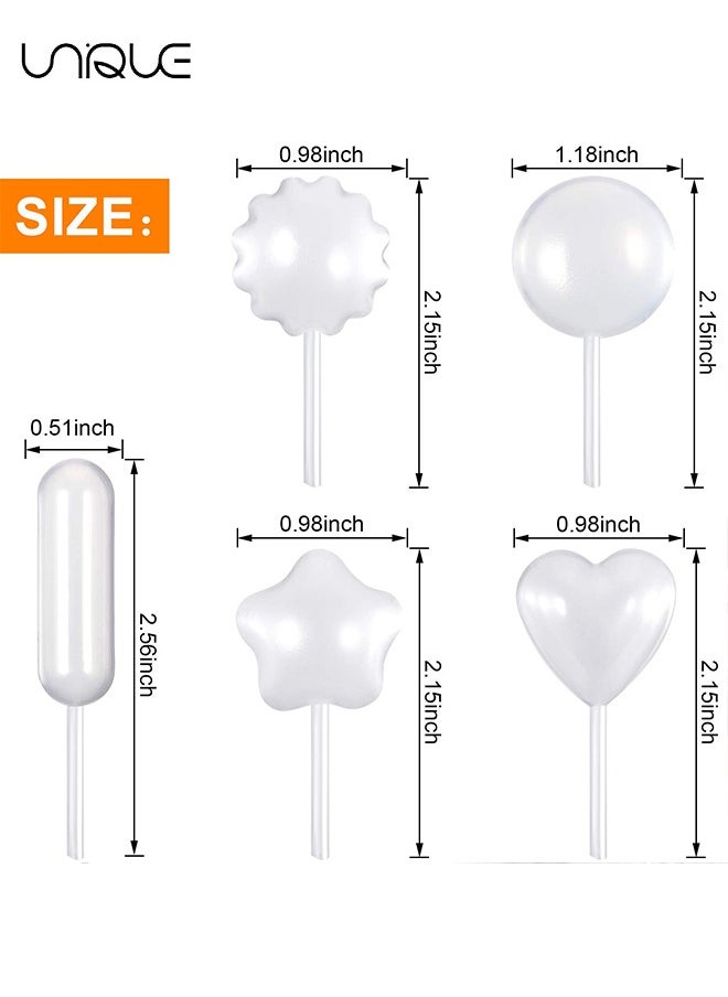 Unique - Cupcakes Pipettes,250PCS 4 ml Plastic Strawberry Pipettes Mini Pipettes Squeeze Dropper Liquid Injector Pipettes for Strawberries, Cupcake, Chocolate, Birthday Party and Holiday Decoration - Image 1