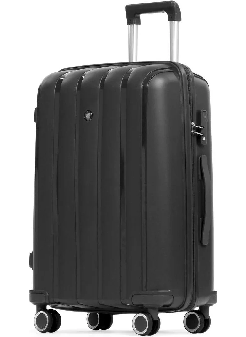 Cengiz Pakel Policarbon 3-Piece Suitcase Set - Black - 241MC305S