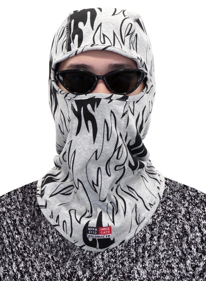 BOCOMAL FR Balaclava Face Mask 7oz Flame Resistant Covering Welding Hood Arc Rated NFPA2112 CAT2 One Size - Image 2