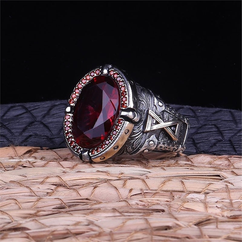 Zircon Stone 925 Sterling Silver Ring