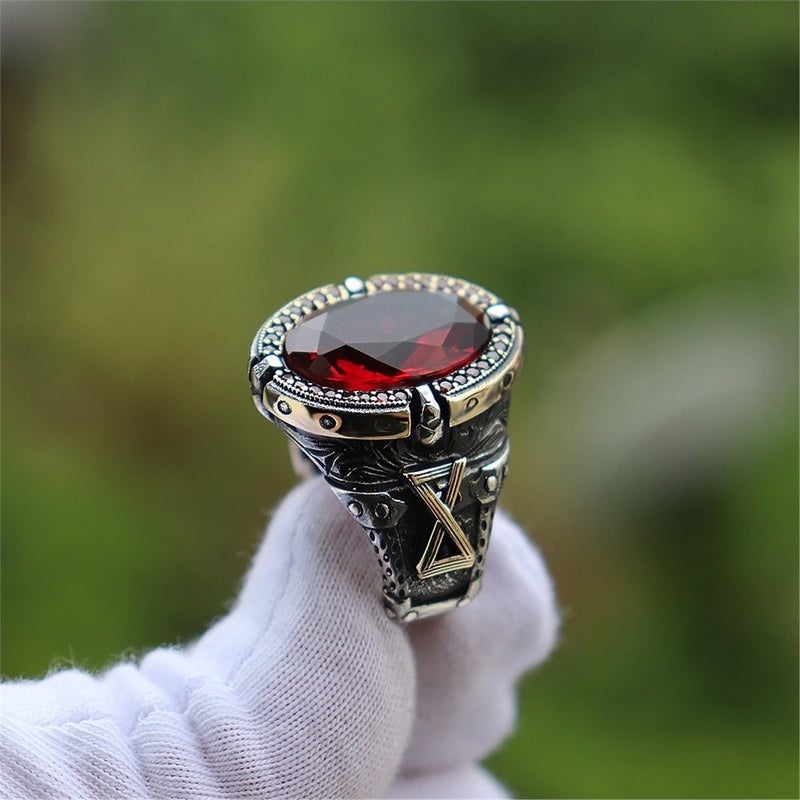 Zircon Stone 925 Sterling Silver Ring