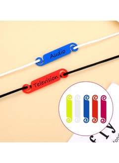 Oasisgalore 50PCS Multi-Color Waterproof Cable Tags for Cable Management and Electronic Identification  - Image 2