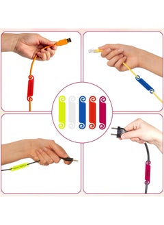 Oasisgalore 50PCS Multi-Color Waterproof Cable Tags for Cable Management and Electronic Identification  - Image 5