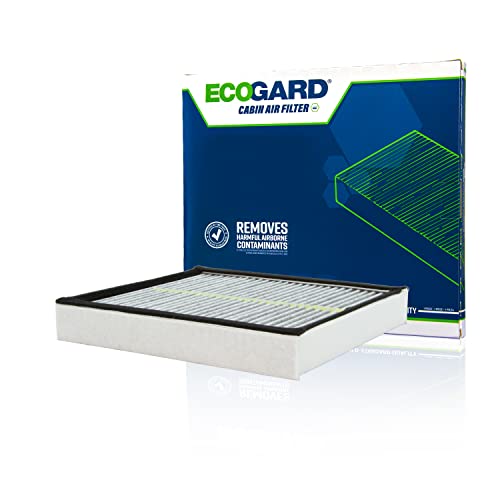 ECOGARD XC10577C Premium Cabin Air Filter with Activated Carbon Odor Eliminator Fits Infiniti Q50 2014-2017, QX80 2019-2020, Q60 2017-2019, QX70 2017 | Nissan Titan XD DIESEL 2018 - Image 1