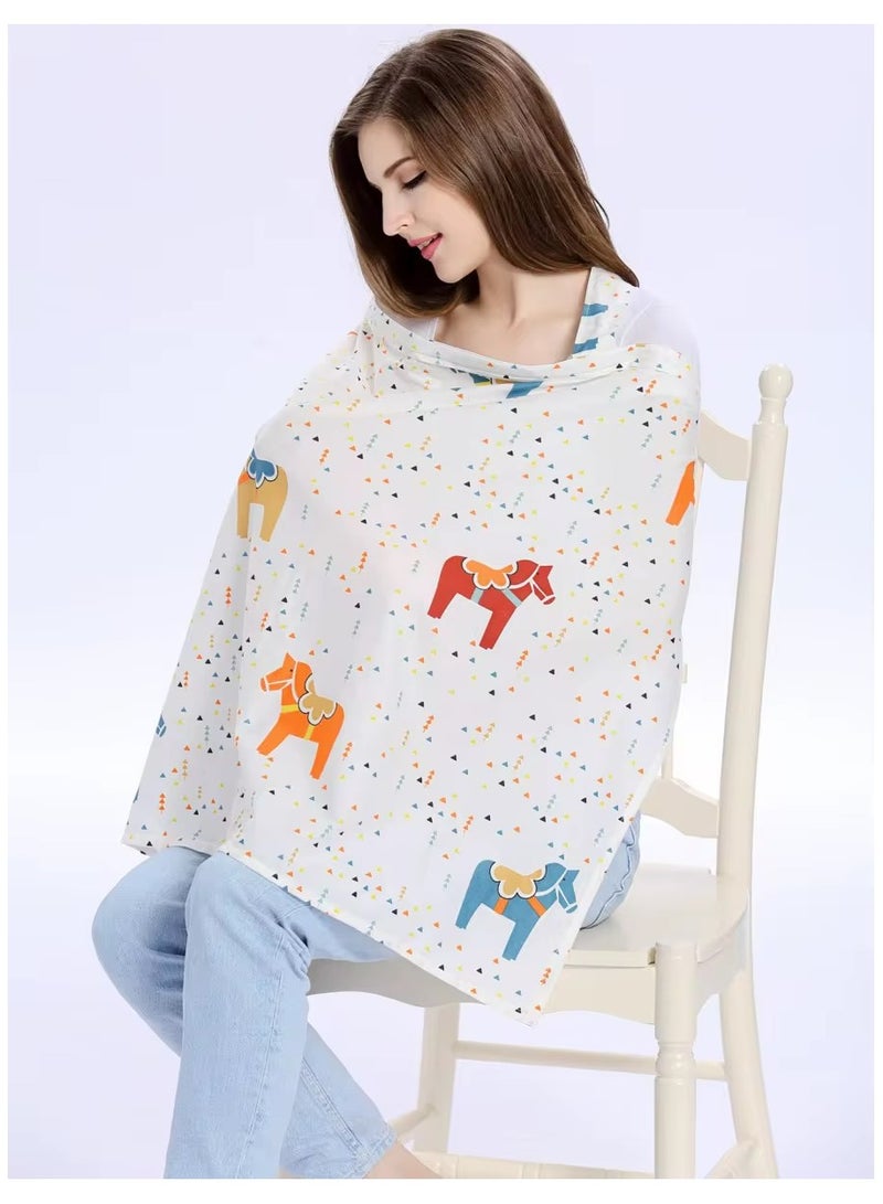 شيكو غطاء رضاعة وساتر للآم قطني مريح وقابل للتعديل مع حقيبة حمل - Image 3