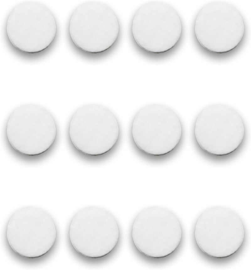 Nispira فلاتر استبدال نيسبيرا القابلة للتصرف متوافقة مع فلاتر أومرون للرعاية الصحية 1/2" NE-C18 NE-C25 C30FL 9930، عبوة 12 بيضاء