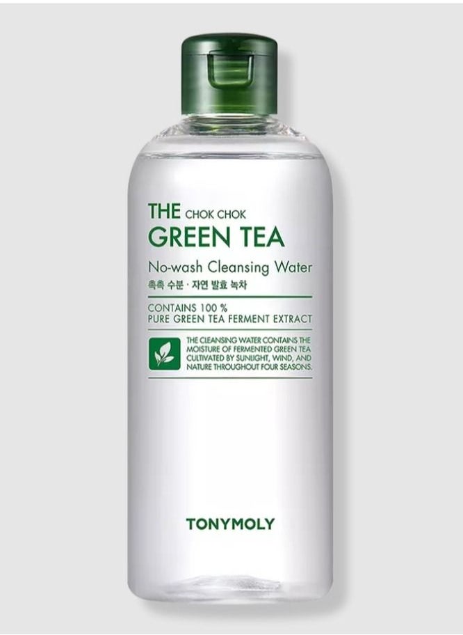 TONYMOLY - The Chok Chok Green Tea Cleansing Water 500ml - Image 1