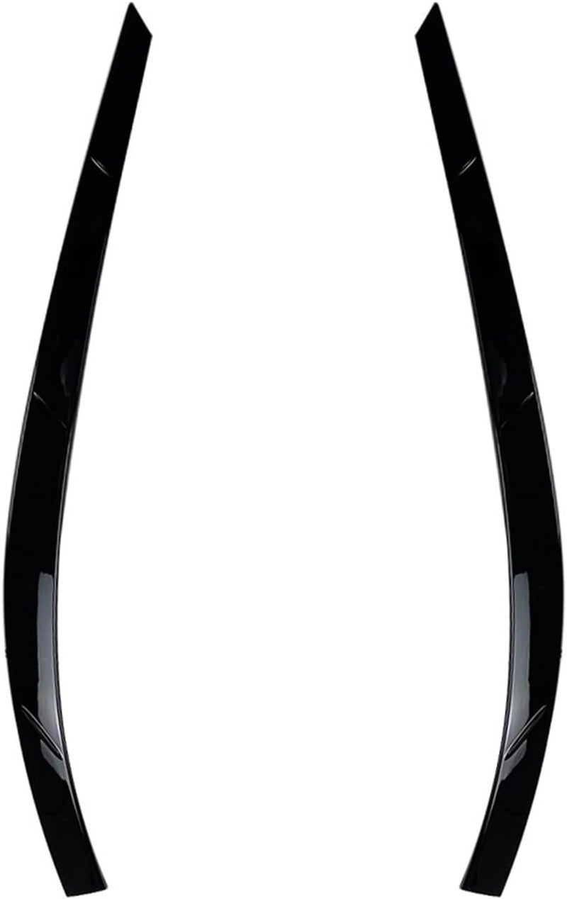 DEMULAX Gloss Black Headlight Eyelid Trim for VW Tiguan MK1 - Image 1