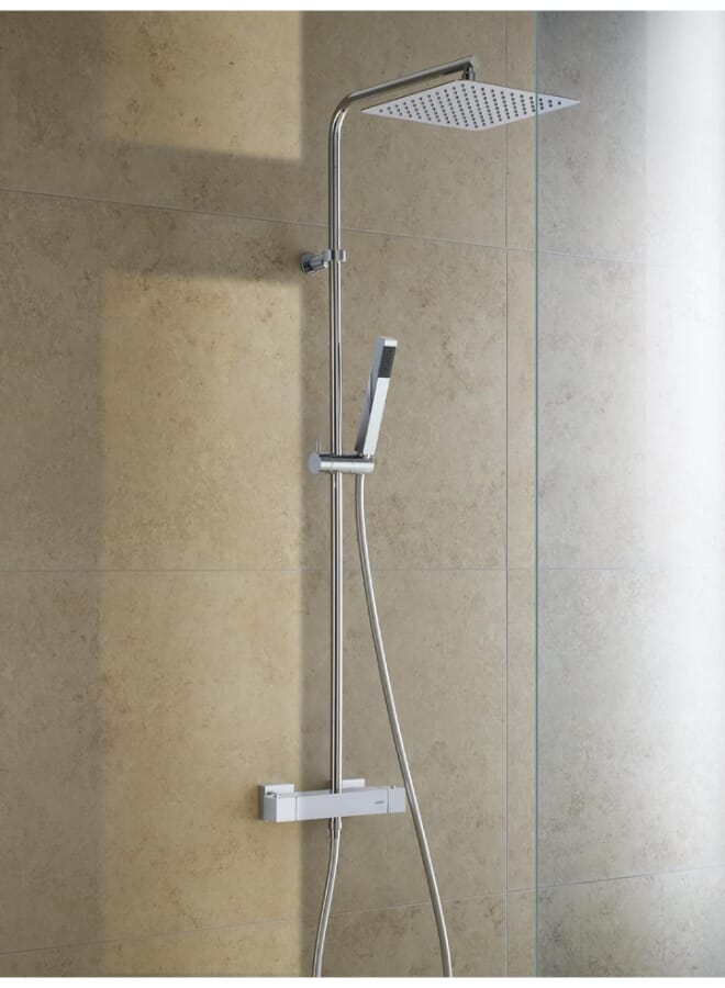 ديورافيت مجموع دش شامل خلاط ثرموستات - Image 1