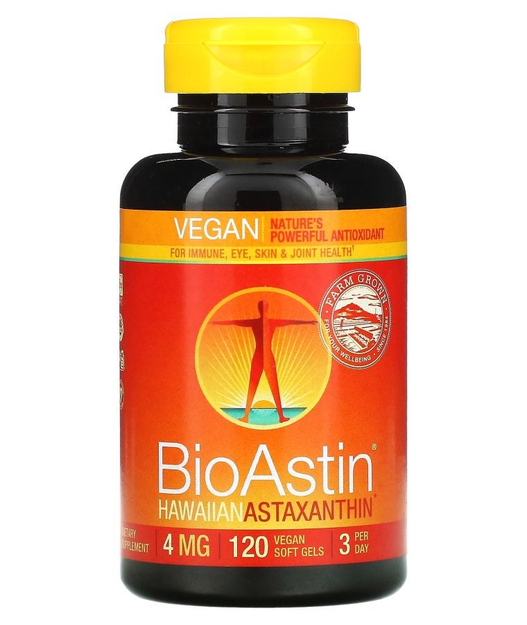 Nutrex Hawaii BioAstin 4 mg 120 Vegan Soft Gels